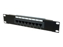 DIGITUS Professional DN-91508U - Patch Panel - CAT 5e - UTP - RJ-45 X 8 - 1U - 25.4 cm (10")