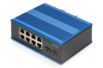 DIGITUS Industrieller 8 +2-Port Gigabit  Ethernet Switch