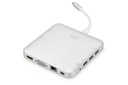 DIGITUS DA-70863 - Dockingstation - USB-C - VGA, Mini DP