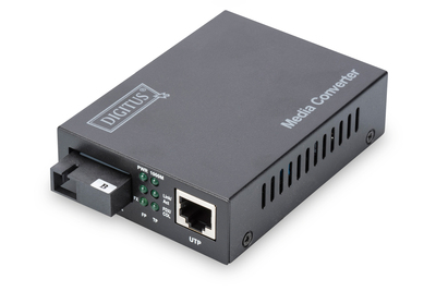 DIGITUS Bidirektionaler Gigabit Medienkonverter, RJ45 / SC