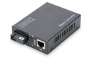DIGITUS Bidirektionaler Gigabit Medienkonverter, RJ45 / SC