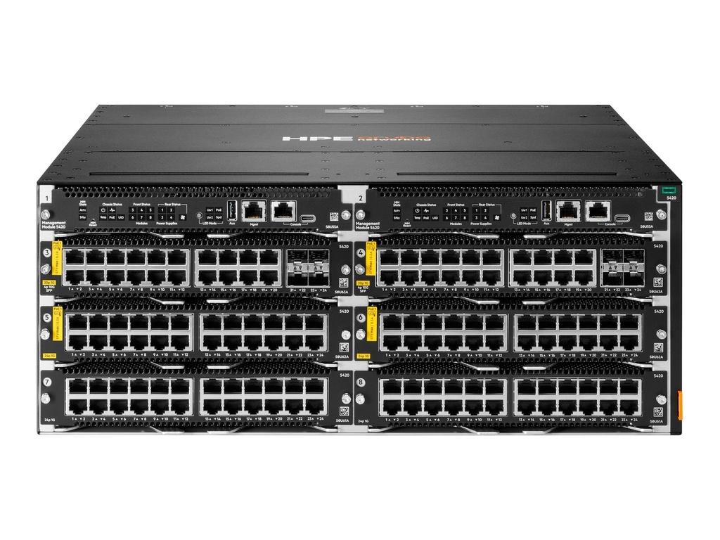 HPE Aruba Networking CX 5420 16p Smart Rate 1G/2.5G/5G Class6 PoE Module