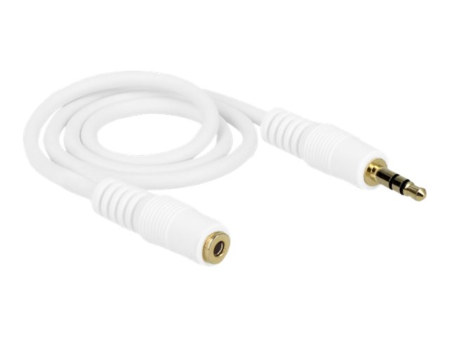 Delock Audioverlängerungskabel - mini-phone stereo 3.5 mm weiblich zu mini-phone stereo 3.5 mm männlich