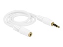 Delock Audioverlängerungskabel - mini-phone stereo 3.5 mm weiblich zu mini-phone stereo 3.5 mm männlich