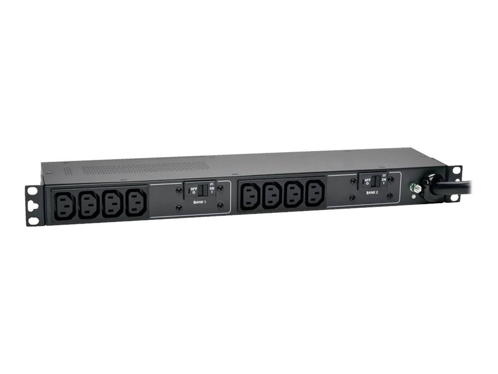 Eaton Tripp Lite Series PDU Basic 230V 32A 7.4kW C13 10 Outlet IEC309 Blue Horizontal 1U - Stromverteilungseinheit (Rack - einbaufähig)