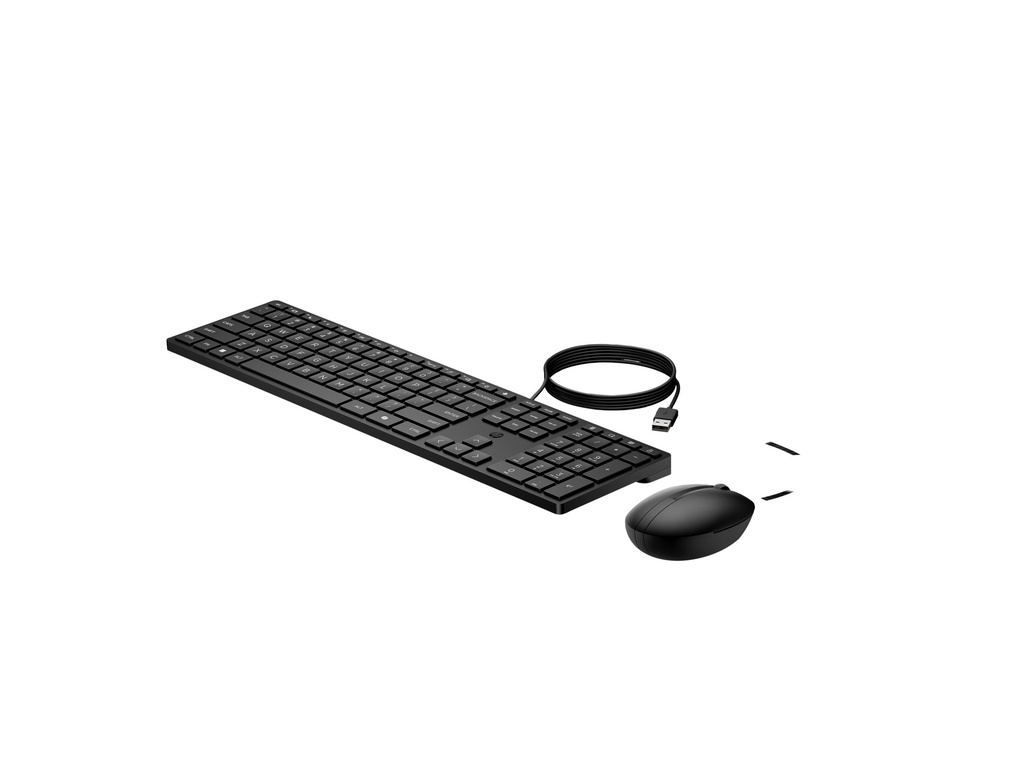 HP Desktop 320MK - Tastatur-und-Maus-Set - 3-Zonen-Layout
