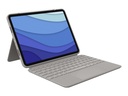 Logitech Combo Touch - Tastatur und Foliohülle - mit Trackpad - hintergrundbeleuchtet - Apple Smart connector - QWERTY - Spanisch - Sand - für Apple 11-inch iPad Pro (1. Generation, 2. Generation, 3. Generation)