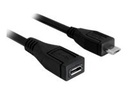 Delock USB-Verlängerungskabel - Micro-USB Typ B (W)