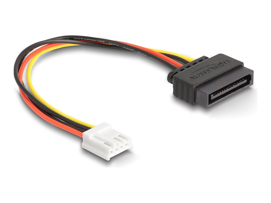 Delock Netzteil - SATA-Stromstecker (M) zu 4-Pin-Mini-Stromversorgungsstecker (W)