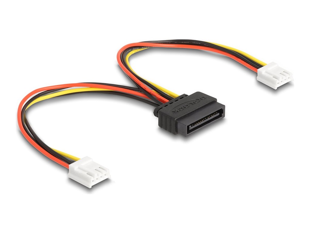 Delock Netzteil - SATA-Stromstecker (M) zu 4-Pin-Mini-Stromversorgungsstecker (W)