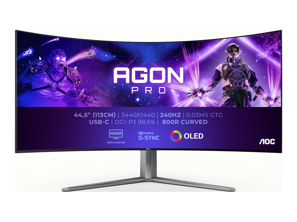 AOC AGON PRO AG456UCZD - OLED-Monitor - Gaming - gebogen - 113 cm (45")