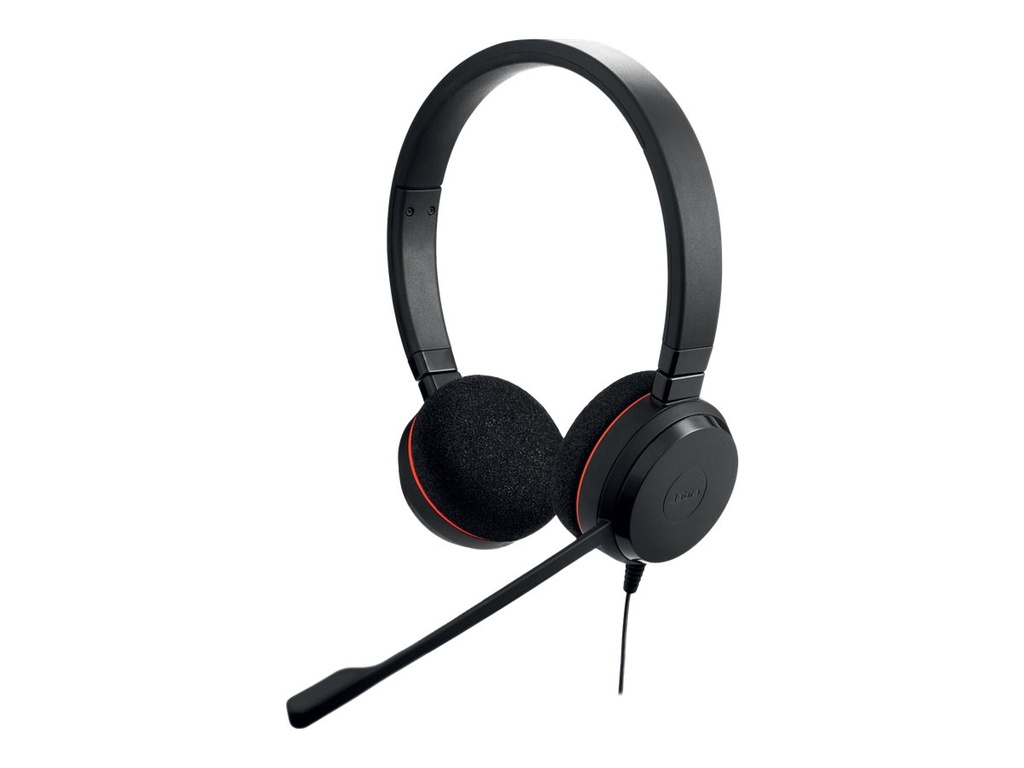 Jabra Evolve 20 Stereo / Mono - Kabelgebunden - Büro/Callcenter - 150 - 7000 Hz - 171 g - Kopfhörer - Schwarz