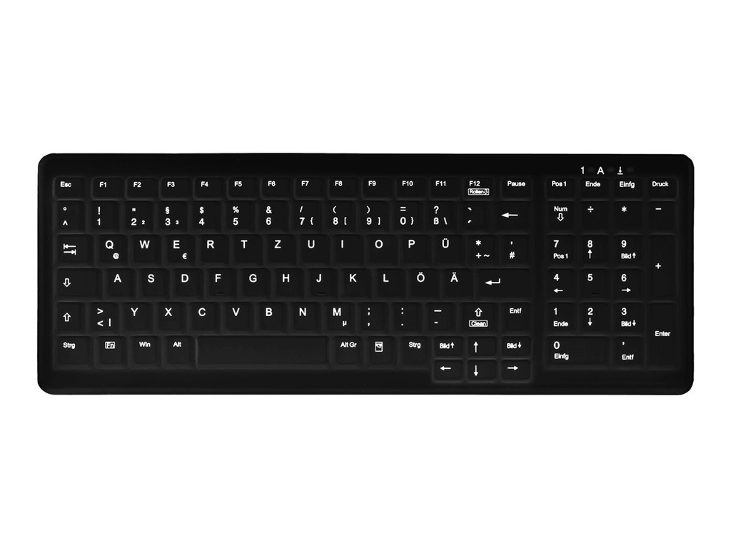 Cherry Active Key MedicalKey AK-C7000 - Tastatur - kompakt, hygienisch, vollständig abgedichtet, IP68