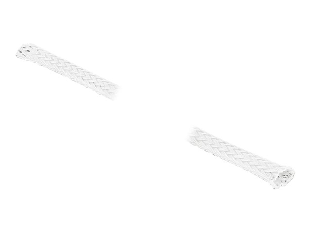 Delock Geflechtschlauch - 10 m - weiß