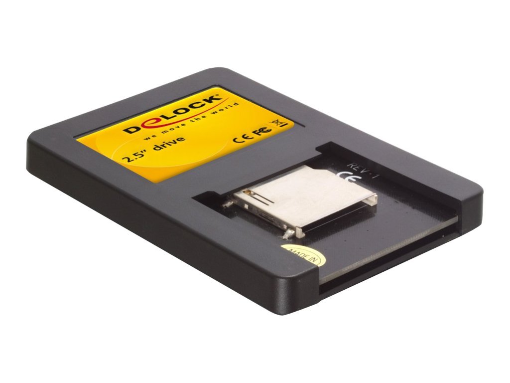 [91673] Delock 2½“ Drive SATA > Secure Digital Card - Kartenleser (SD, SDHC)