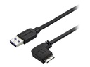 StarTech.com 1m Slim Micro USB 3.0 Kabel rechtsgewinkelt - USB 3.1 Gen 1 (5 Gbit/s)