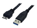 StarTech.com StarTech 0,5m USB 3.0 A auf Micro B Kabel - St/St - Schwarz - 50cm SuperSpeed USB 3.0 Anschlusskabel - Stecker / Stecker - USB-Kabel - Micro-USB Typ B (M)