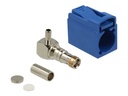 Delock FAKRA K jack 90° for crimping - Modulare
