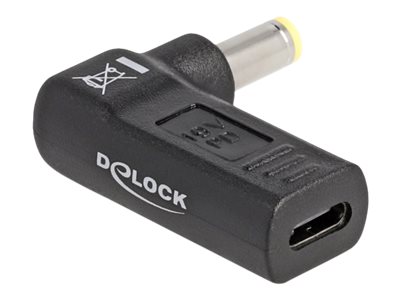 Delock Netzteil - USB-C (W) zu Gleichstromstecker 5,5 x 2,5 mm (M)