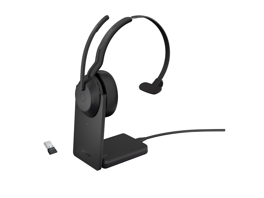 Jabra Evolve2 55 UC Mono - Headset - On-Ear - Bluetooth