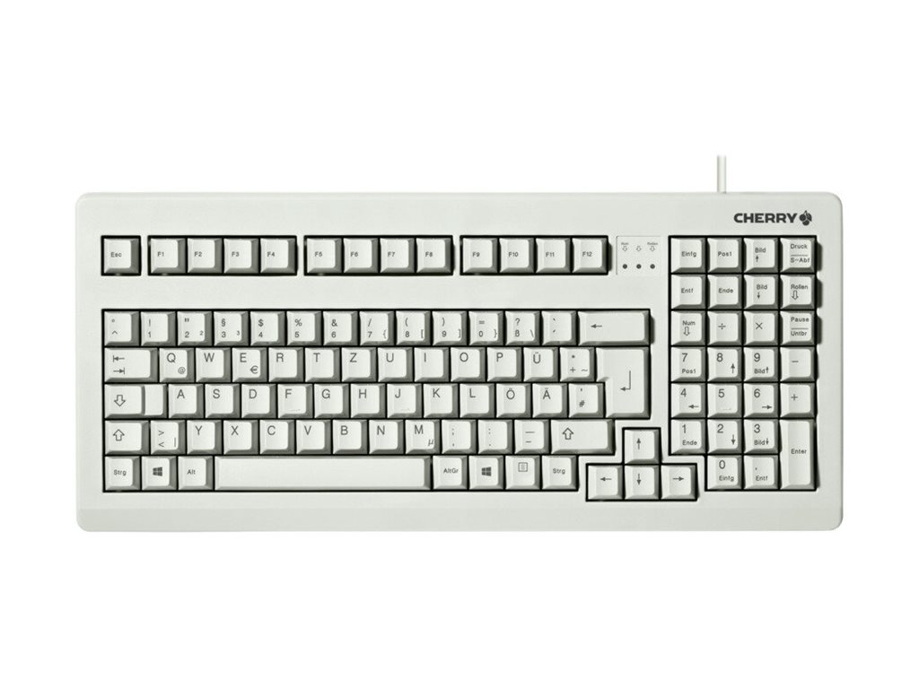 Cherry G80-1800 - Tastatur - PS/2, USB - GB