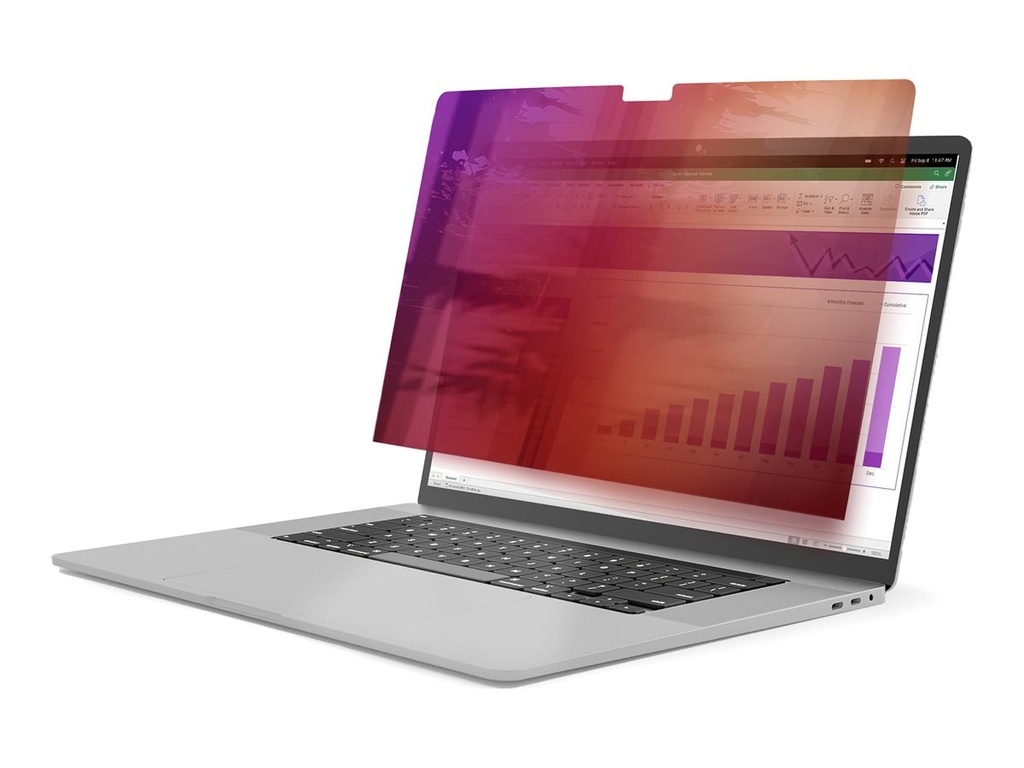 [162MG-PRIVACY-SCREEN] StarTech.com 16 Zoll MacBook Pro 21/23 Blickschutzfolie, Goldfilter - Blickschutzfilter für Notebook (horizontal)