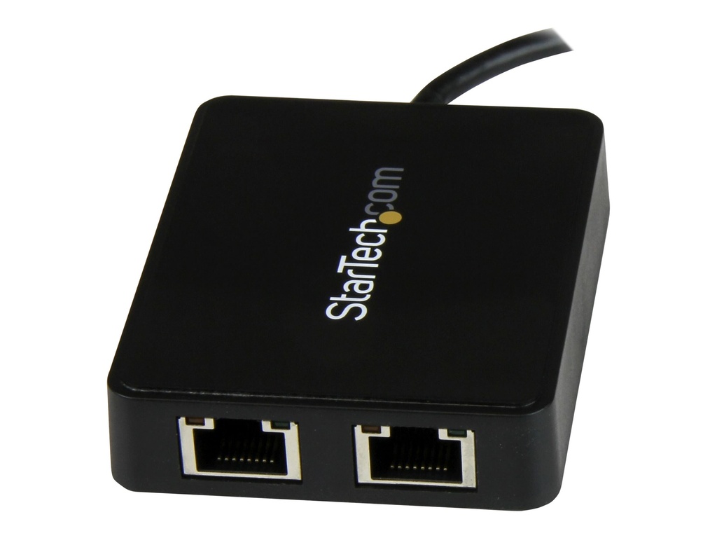 StarTech.com Startech USB-C auf Dual-Gigabit Ethernet Adapter mit USB (Typ-A)