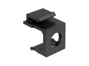 Delock Modularer Einsatz (Ausschnitt) - Schwarz - 1 Anschluss (Packung mit 4)