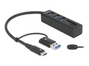 Delock Hub - 3 x USB 3.2 Gen 1 + 1 x USB-C 3.2 Gen 1