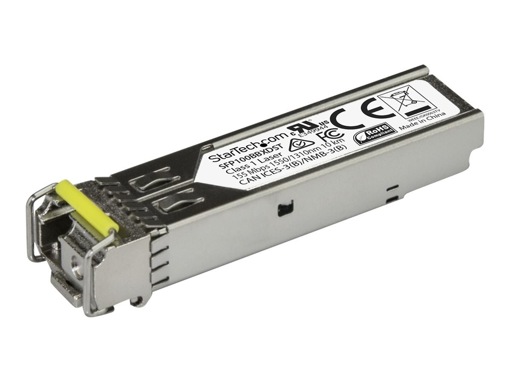 StarTech.com MSA Uncoded SFP Module, 100BASE-BX, 100Mb Ethernet Bi-Directional (BiDi)