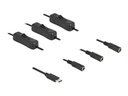 Delock Netz-Splitter - USB-C (M) zu Gleichstromstecker 5,5 x 2,1 mm (W)