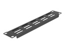 Delock Halterungs-Belüftungsplatte (horizontal) - Rack montierbar - Schwarz - 1U - 25.4 cm (10")