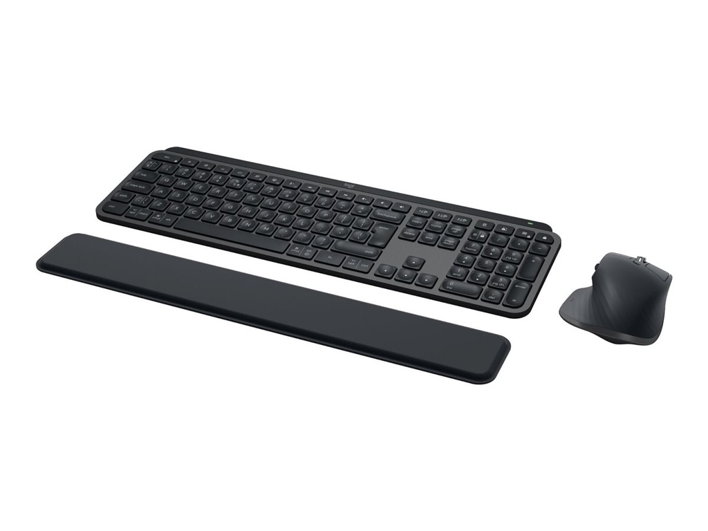 Logitech Mx Keys s Combo QWERTZ Tastatur-und-Maus-Set - Tastatur - 8.000 dpi