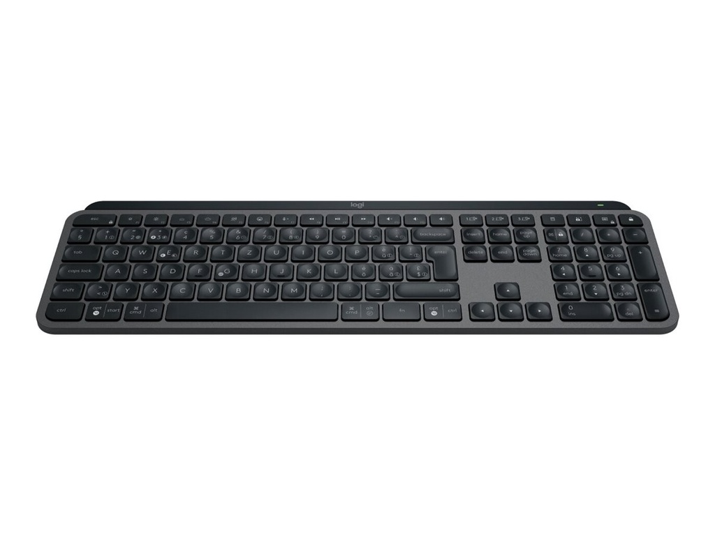 Logitech MX Keys S - Tastatur - hinterleuchtet - kabellos - Bluetooth LE - QWERTY - Nordisch (Dänisch/Finnisch/Norwegisch/Schwedisch)
