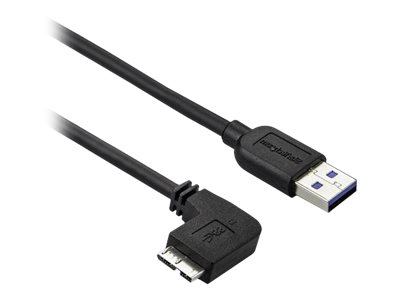 StarTech.com StarTech 50cm Slim Micro USB 3.0 Kabel linksgewinkelt - USB 3.1 Gen 1 (5 Gbit/s)