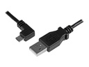 StarTech.com StarTech Micro USB Lade/Sync-Kabel - St/St - Micro USB linksgewinkelt - 1m - USB auf Micro USB Ladekabel - USB-Kabel - Micro-USB Typ B (M)