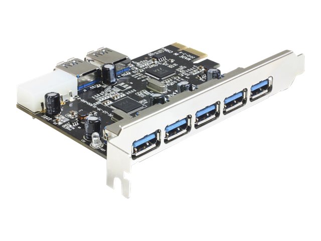 Delock PCI Express Card > 5 x external + 2 x