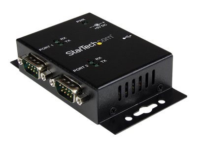 StarTech.com 2 Port USB auf Seriell RS232 Adapter