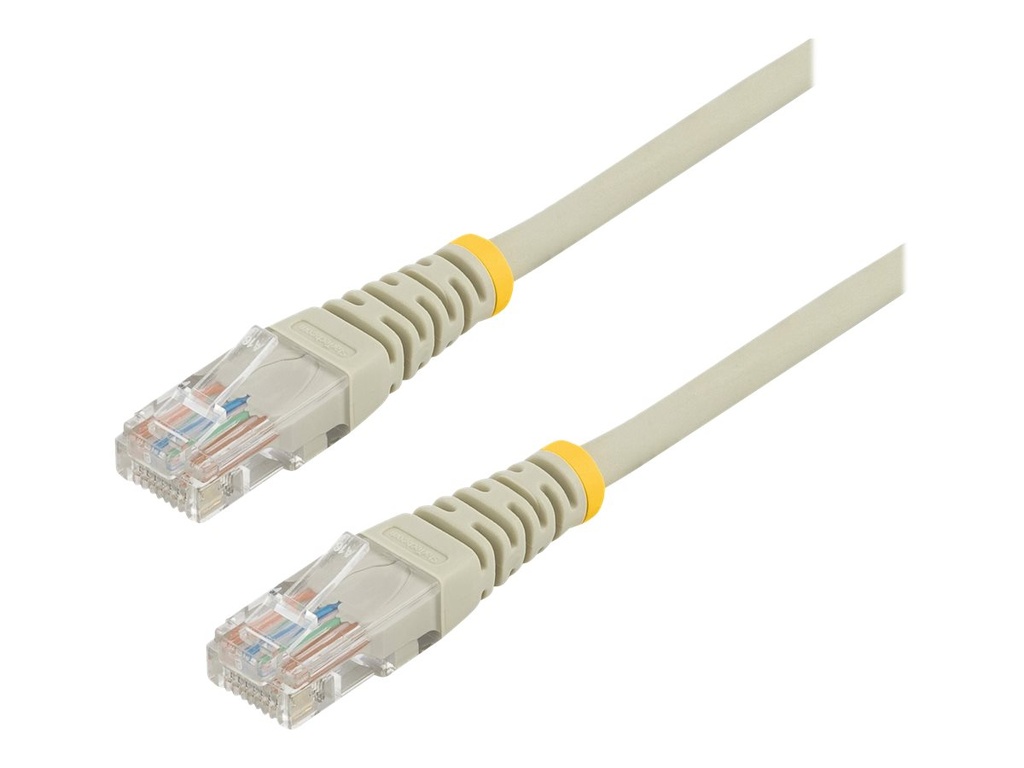 StarTech.com Startech 10m Cat5e Ethernet Netzwerkkabel Snagless mit RJ45 - Cat 5e UTP Kabel - Grau - Patch-Kabel - RJ-45 (M)