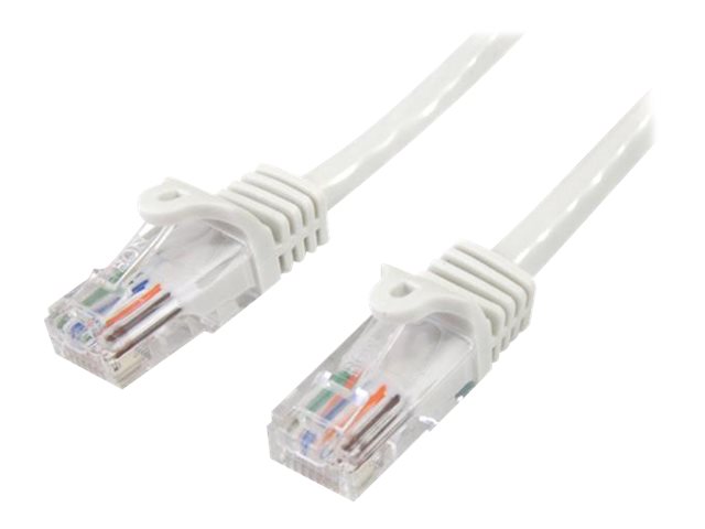 StarTech.com Startech CAT5e Cable - 7 m White Ethernet Cable - Snagless - CAT5e Patch Cord - CAT5e UTP Cable - RJ45 Network Cable - Patch-Kabel - RJ-45 (M)