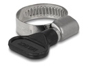 Delock Schlauchschelle - geeignet für 16 - 25 mm Schlauch - Schwarz (Packung mit 10)