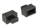 Delock Dust Cover for SFP - Schutzumschlag - Schwarz (Packung mit 10)