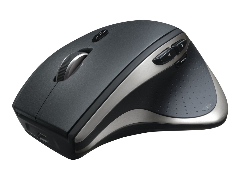 Dell Logitech Performance MX - Maus - Für Rechtshänder - Laser - kabellos - 2.4 GHz - kabelloser Empfänger (USB)