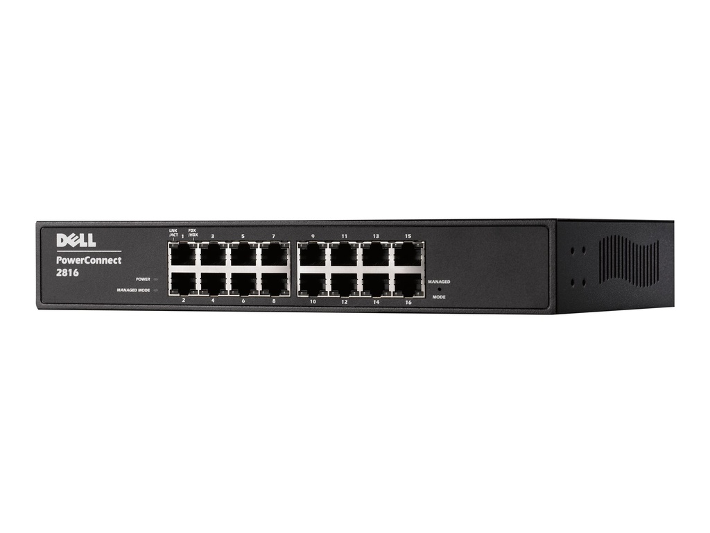 Dell PowerConnect 2816 - Switch - managed - 16 x 10/100/1000