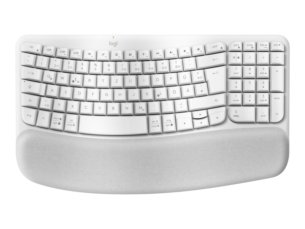 Logitech Ergo Series - Tastatur - kabellos - 2.4 GHz, Bluetooth LE