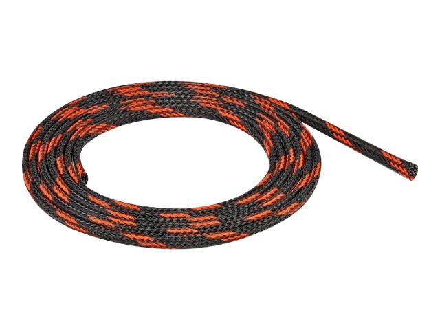 Delock Geflechtschlauch - dehnbar - 2 m - Schwarz
