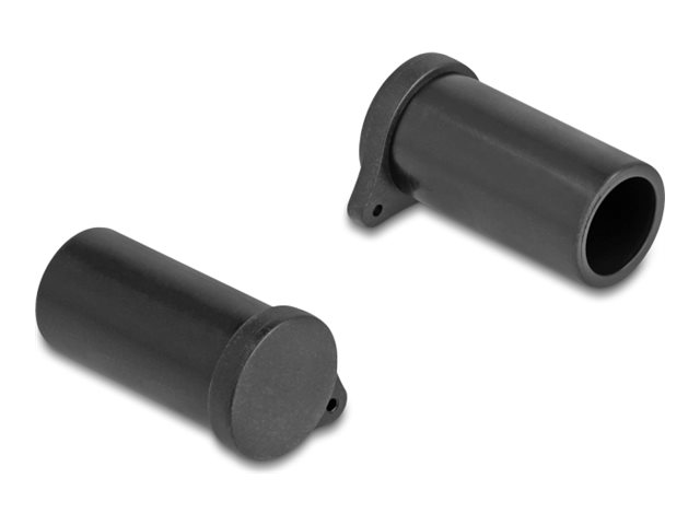 [64244] Delock Schutzumschlag - Schwarz (Packung mit