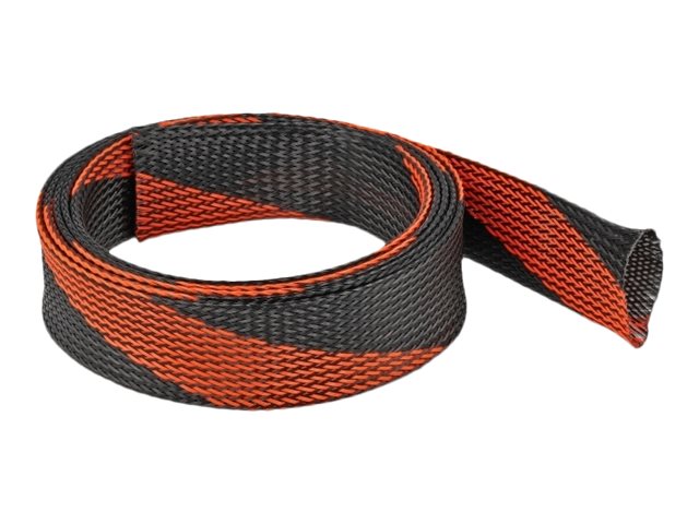 Delock Geflechtschlauch - dehnbar - 2 m - Schwarz