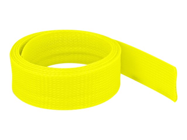 Delock Geflechtschlauch - dehnbar - 2 m - Gelb