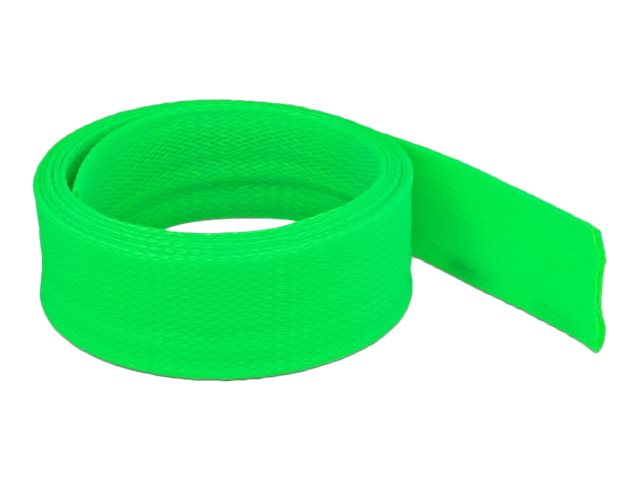 Delock Geflechtschlauch - dehnbar - 2 m - grün